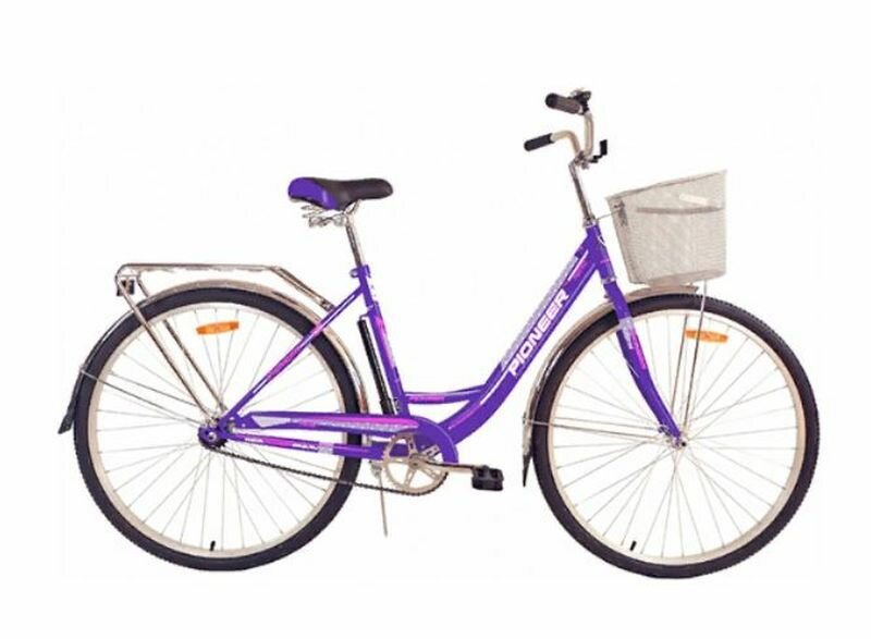 фото Велосипед Pioneer Patriot 28/18 violet-pink-white /открытая рама