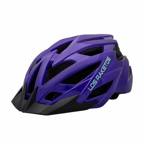 LOS RAKETOS Велосипедный шлем RAPID Matt Violet L-XL (58-61) арт 47433 шлем велосипедный los raketos blaze blue violet со светодиодным фонариком l xl