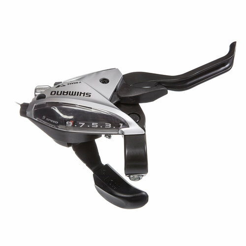 Шифтер Shimano Tourney EF510 правый 9ск. (Шиф/Тор р. Shimano Tourney, EF510, прав, 9ск, тр, цв. Серебристый) шифтер тормозная ручка shimano tourney ef510 правый 8скоростей трос черный