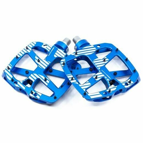 фото Педали e thirteen plus flat pedal aluminum body 22 pins blue (pd2upa-102)