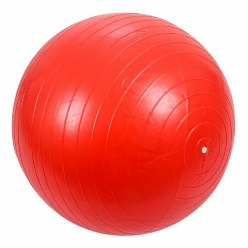 Мяч КНР для фитнеса, красный, 55 см, в пакете (141-21-59) мяч для фитнеса 65 см 141 21 60