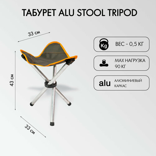 Табурет Talberg Alu Stool Tripod 33х33х43 1690₽
