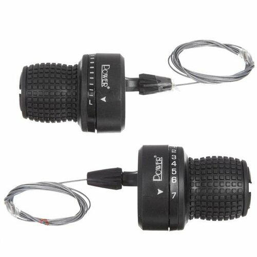 фото Шифтеры комплект, 3-7 ск, грипшифтовый, power sft