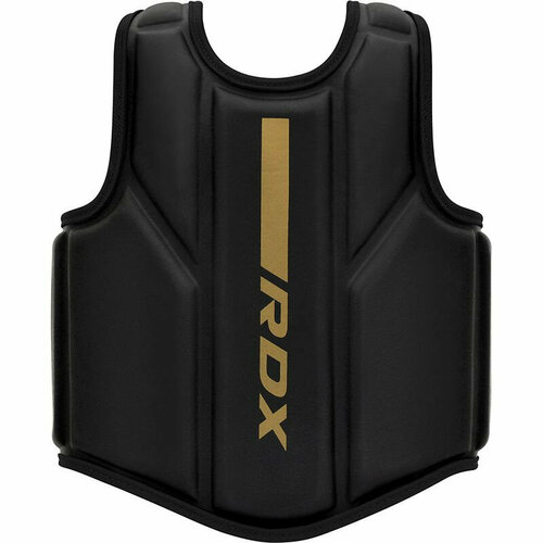 фото Защита груди rdx f6 l/xl черный/золотой матовый