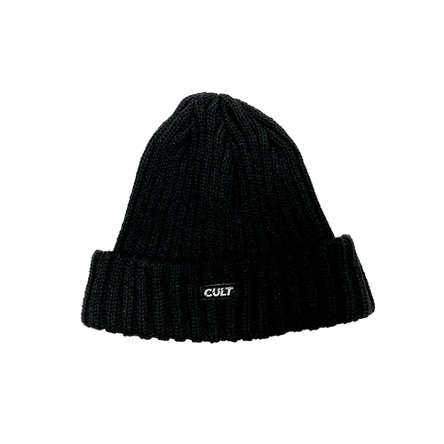 фото Шапка бини cult, размер one size, черный