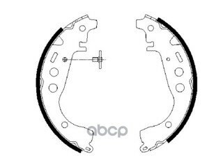 0 986 487 589_=03.0137-0364.2=4101.00=K2342-01 ! Колодки Барабанные Toyota Yaris/Yaris Verso 99> Bosch арт. 0 986 487 589