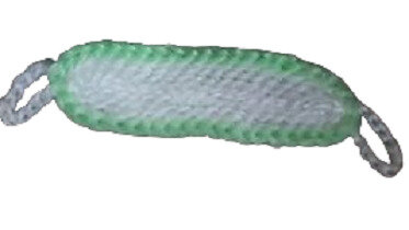 Мочалка вязанная из лески  размер 55х12