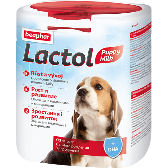 Сухой корм Beaphar "Lactol Puppy Milk" Молочная смесь для щенков банка, 500 гр