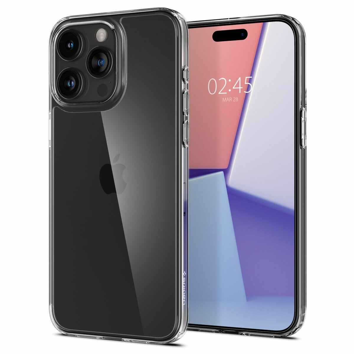 Чехол Spigen на Apple iPhone 15 Pro (ACS06697) Air Skin Hybrid / Спиген чехол для Айфон 15 Про накладка, противоударный, с защитой камеры, прозрачный