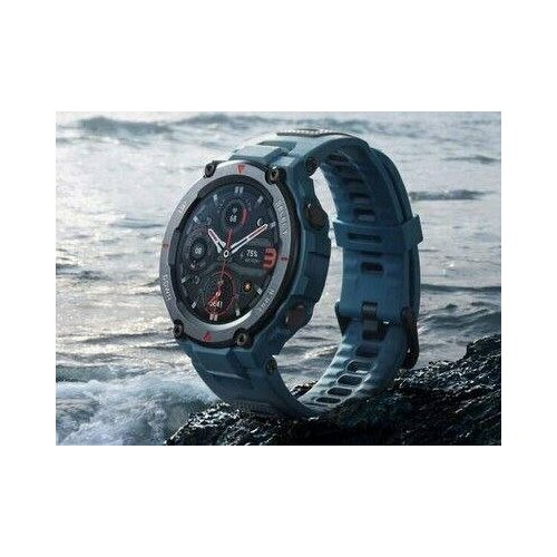 Умные часы Amazfit T-Rex Pro steel blue 1800000₽