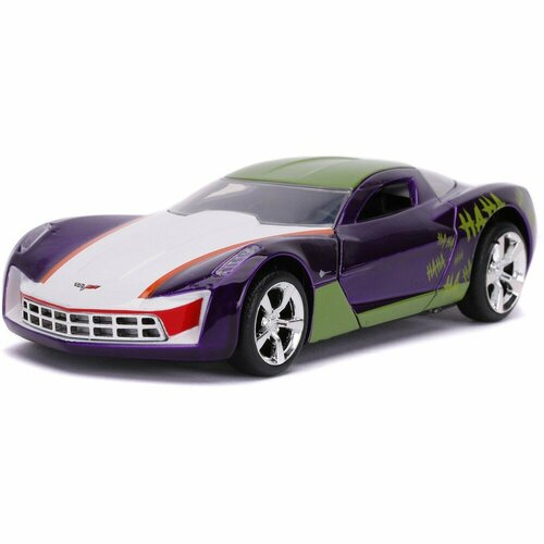 Модель автомобиля Jada Toys DC Comics - Hollywood Rides - 2009 Chevy Corvette Stingray Concept (1:32) 32096 модель автомобиля jada toys jurassic park 30th anniversary hollywood rides 1993 ford explorer 1 32 31956