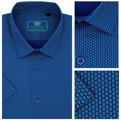 Рубашка размер M, синий