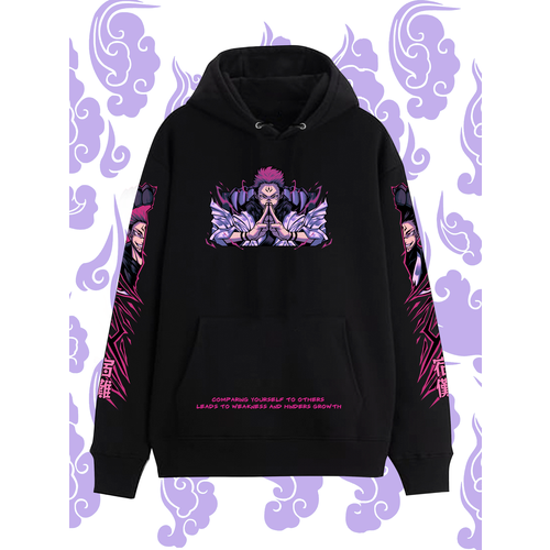 Худи , размер S, черный