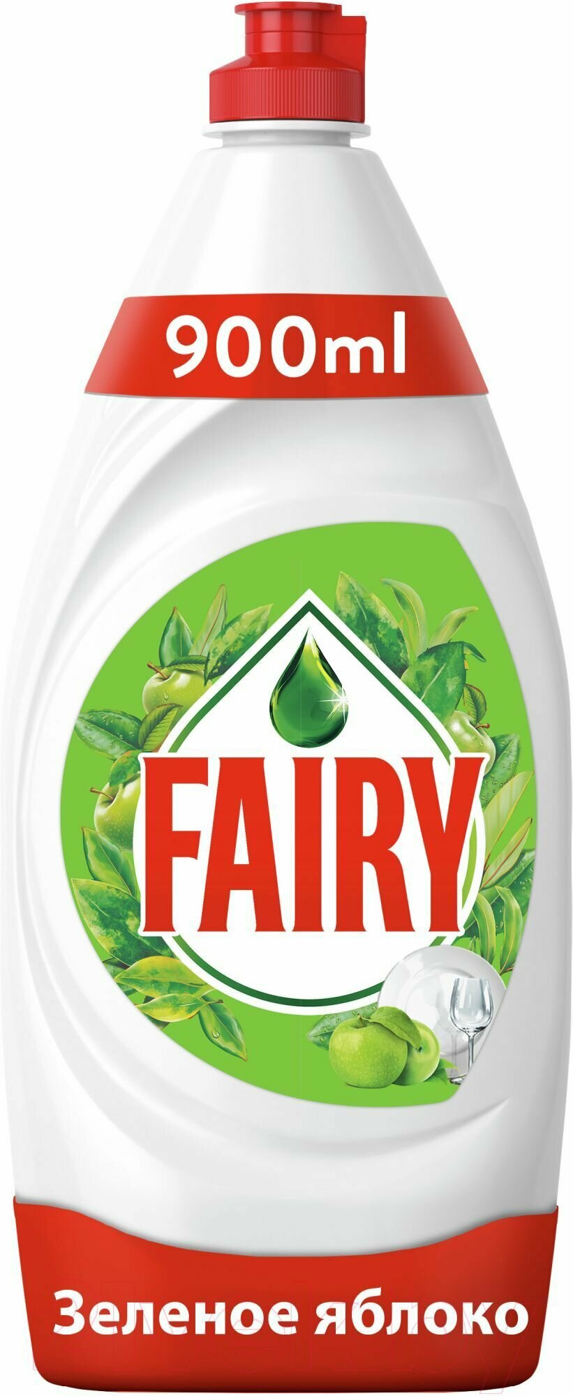 Средство для мытья посуды Fairy Зеленое яблоко 900мл PROCTER&GAMBLE - фото №6