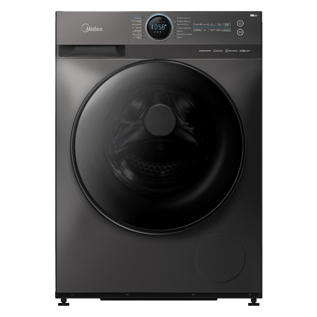 Стиральная машина узкая Midea MF200W80WBS/S-RU - фотография № 2