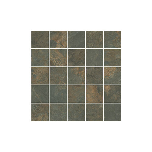 Рамбла Декор коричневый мозаичный MM12132 25х25 декор kerama marazzi рамбла mm12132 коричневый