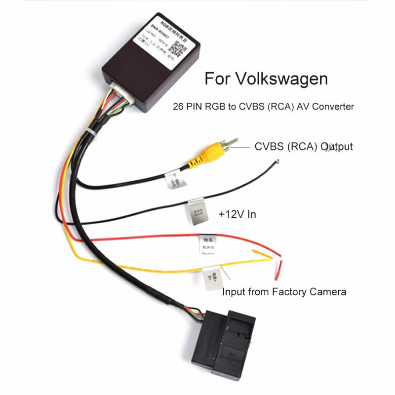 Canbox A03 адаптер RGB для оригинальных камер Volkswagen