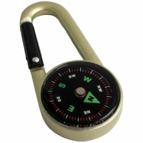 Компас Tourist с карабином алюминиевый малый ДА-950 395₽