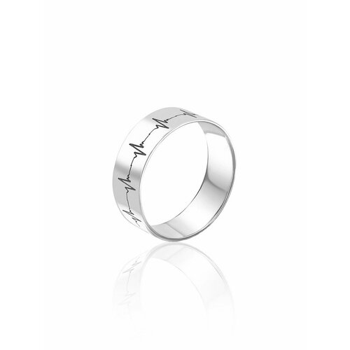 кольцо valtera серебро 925 проба чернение родирование размер 18 5 серебряный Кольцо VALTERA, серебро, 925 проба, родирование, размер 18, серебряный
