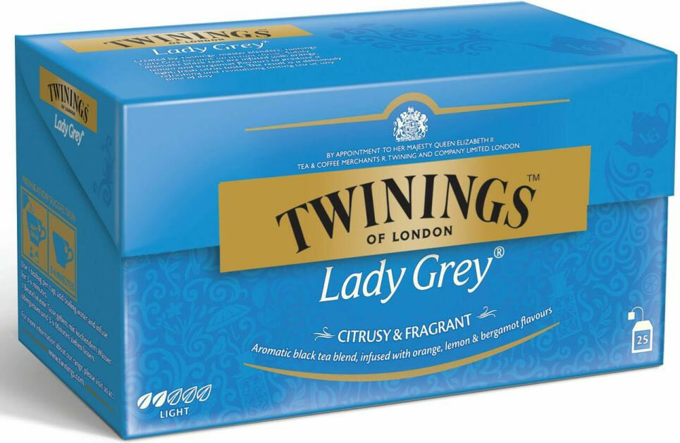 Twinings Lady Grey 2г x 25 пак чай черный ароматизированный (18981)