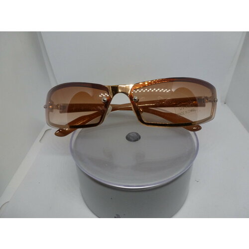 Солнцезащитные очки YIMEI, коричневый, золотой