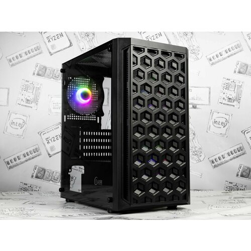 Корпус Powercase Mistral Micro T3B Tempered Glass, Mesh, mATX (CMIMTB-L3)