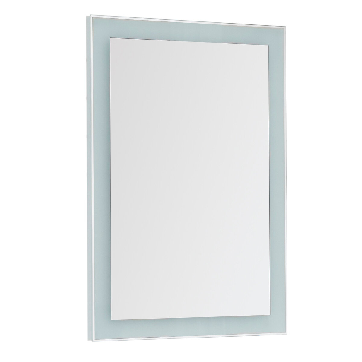 Зеркало DREJA KVADRO 60x85 см LED-подсветка Белый