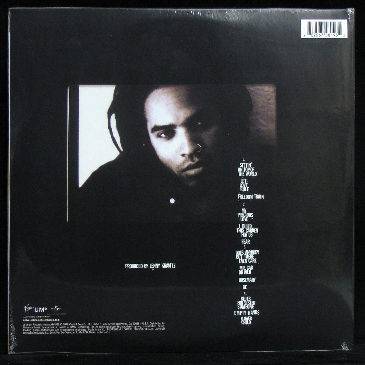 Lenny Kravitz Lenny Kravitz - Let Love Rule (2 LP) UME (USM) - фото №5