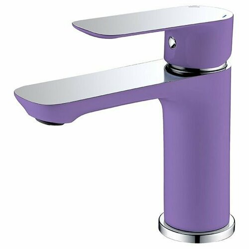 Смеситель для раковины Triton, модель 14801 Z, однорычажный, фиолетовый