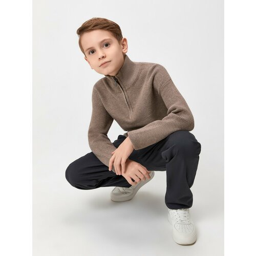 фото Свитер acoola, размер 170, коричневый