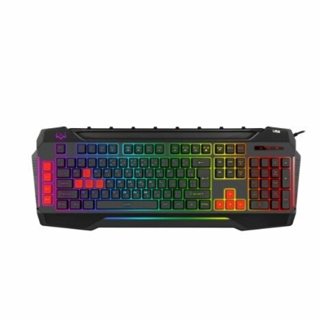 Sven Клавиатура Sven KB-G8800 SV-017675 109 кл, макросы, RGB-подсветка, звук. индикация, USB-порт