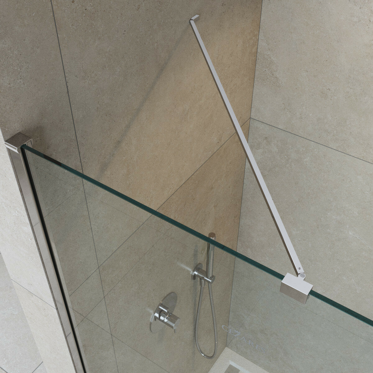 фото Ограждение душевое Cezares Liberta LIBERTA-L-1-TB-70-C-Cr