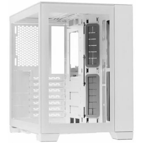 Корпус eATX Lian Li PC-O11 Dynamic Mini snow white белый, без БП, боковая и фронтальная панели из закаленного стекла, USB Type-C, 2*USB 3.0, audio