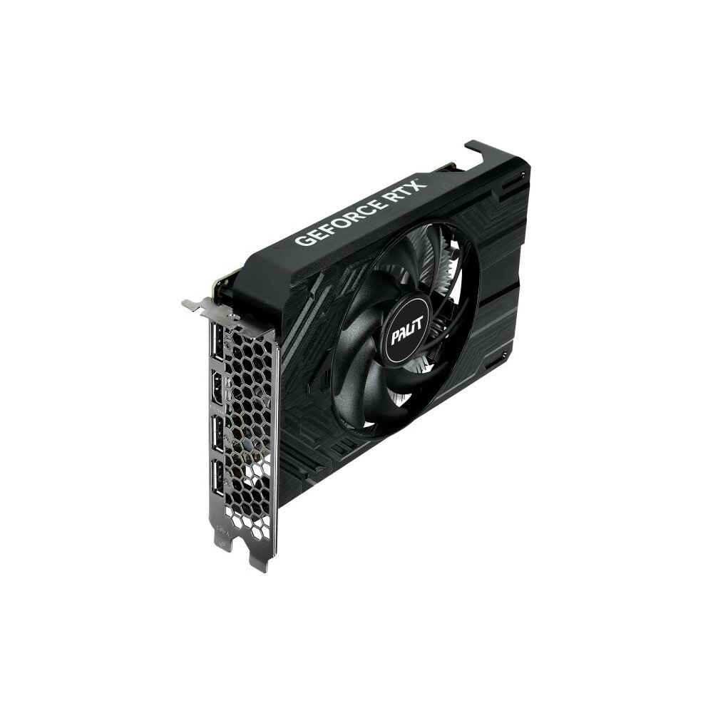 Видеокарта Palit PCI-E nVidia GeForce RTX 4060 PA-RTX4060 STORMX 8GB GDDR6 (128-bit, DPx3 HDMI, RTL) (NE64060019P1-1070F)