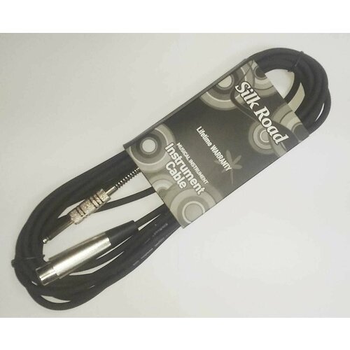 Шнур микрофонный SilkRoad MCJ-5/BK (чёрный)