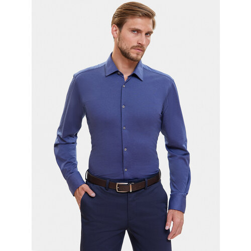 Рубашка KANZLER, размер 41, синий