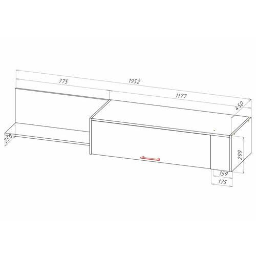 Антресоль для Бонн Стандарт (угол слева) 90 см, высота с Антресолью 240 см