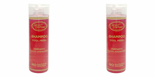 Шампунь для волос Nexxt, Fashion Color Cool Fresh, экстракт грейпфрута, 200 мл, 2 уп
