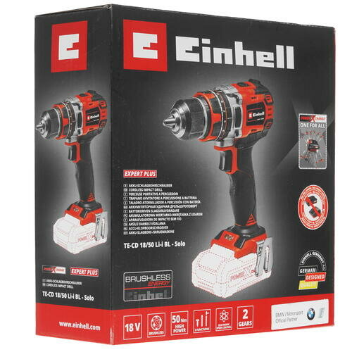 Дрель ударная EINHELL PXC TE-CD 18/50 Li-i BL-Solo [4513942] - фото №20