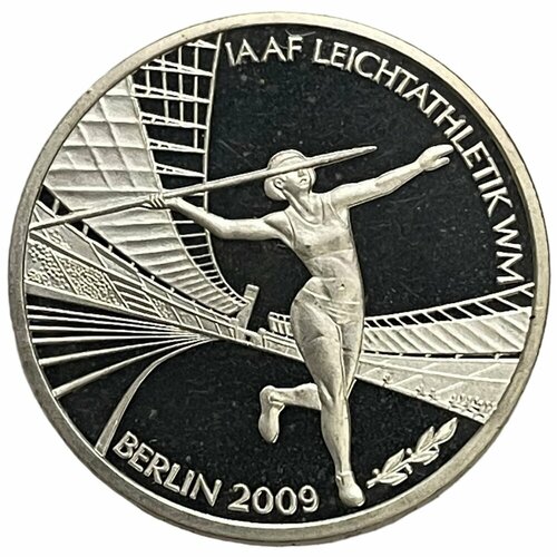 ФРГ 10 евро 2009 г. (Чемпионат мира по лёгкой атлетике, Берлин 2009) (F) (Proof)