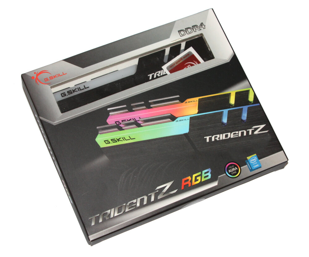 Модуль оперативной памяти G.SKILL TridentZ RGB DDR4 4x8Gb 2400MHz, F4-2400C15Q-32GTZR