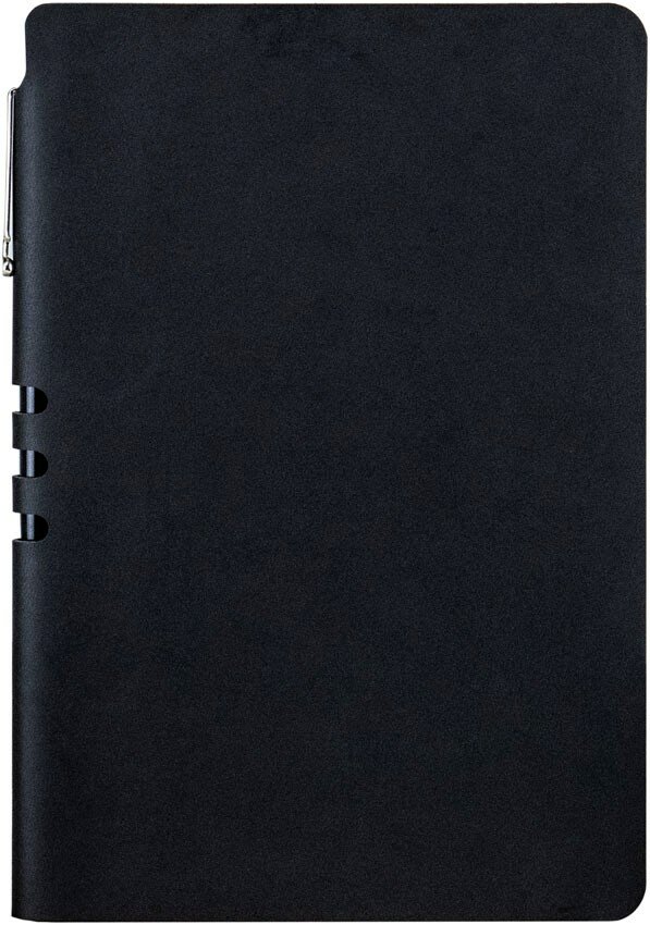 фото Блокнот недатированный А5 с ручкой Vivella черный, 140х200 мм, 224 страниц, красный обрез от Antonio Veronesi