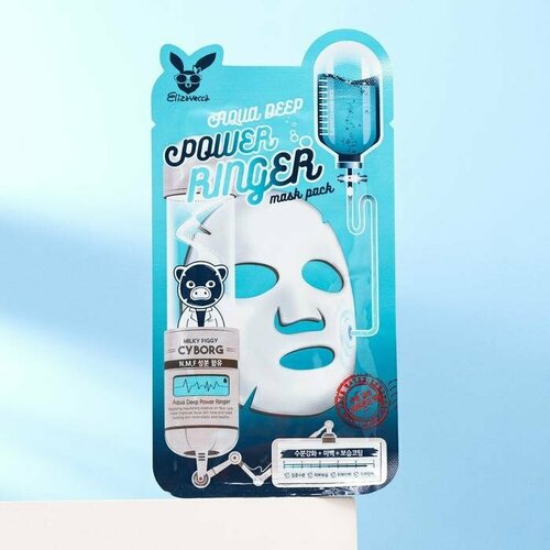 Тканевая маска для лица Elizavecca, увлажняющая, с гиалуроновой кислотой, 23 мл (комплект из 14 шт)