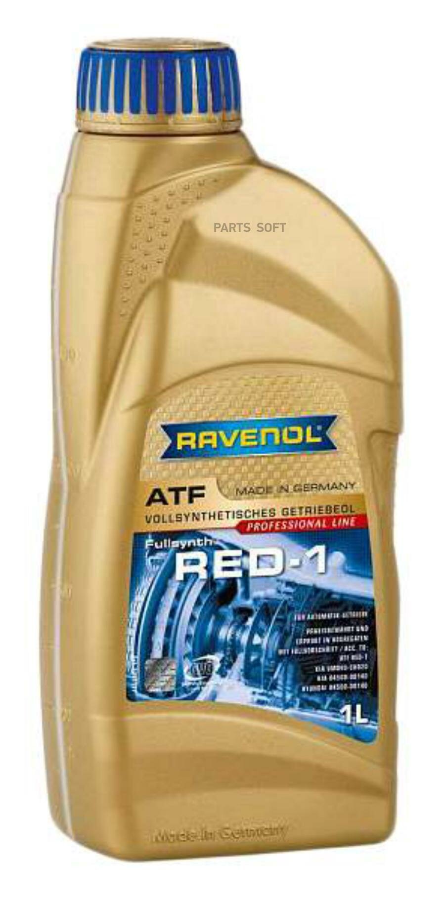 Трансмиссионное масло ATF RED-1 ( 1л) (второй номер 4014835719019) RAVENOL / арт. 121111700101999 - (1 шт)