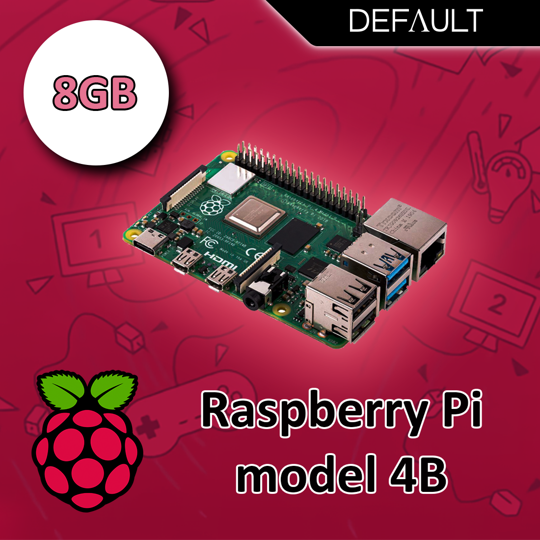 Мини ПК RASPBERRY Pi 4 Model B, Broadcom BCM2711, LPDDR4 4ГБ, CR, noOS [ra545] - фото №17