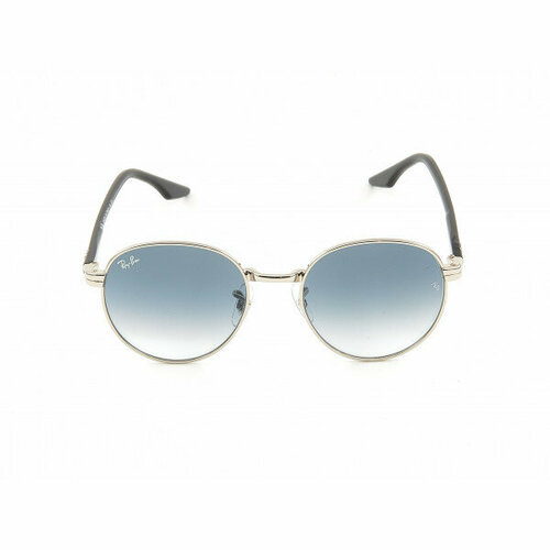 фото Солнцезащитные очки ray-ban, круглые, оправа: металл, градиентные, серебряный ray ban