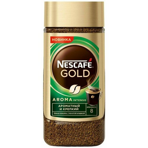 Кофе растворимый Nescafe Gold Aroma Intenso 170г 1шт