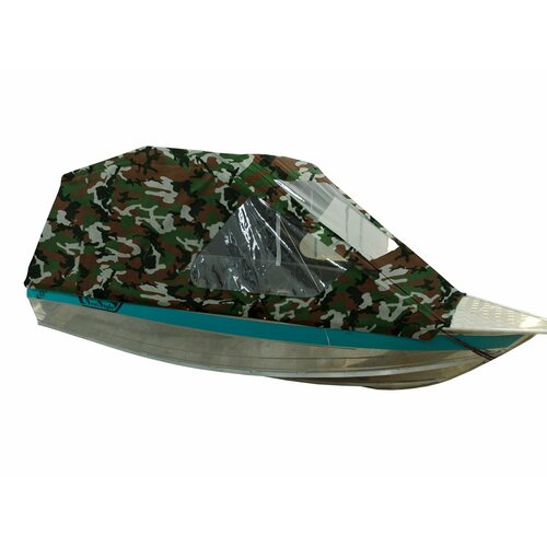 фото Wellboat-410ns / вельбот-410нс. тент ходовой с дугами с креплением all4boat