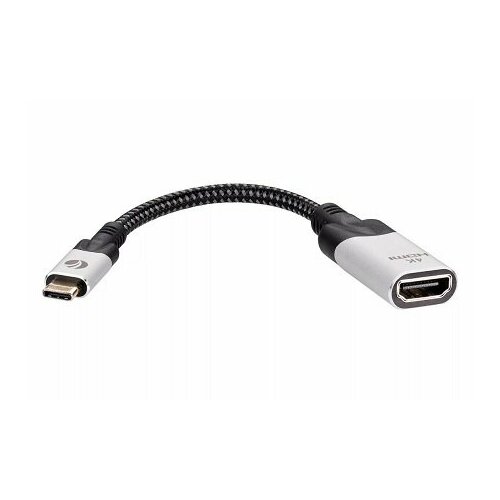 Aдаптер USB 3.1 Type-Cm --> HDMI A(f) 4K@60Hz, 0.15m , Alum , VCOM переходник vcom адаптер usb type cm