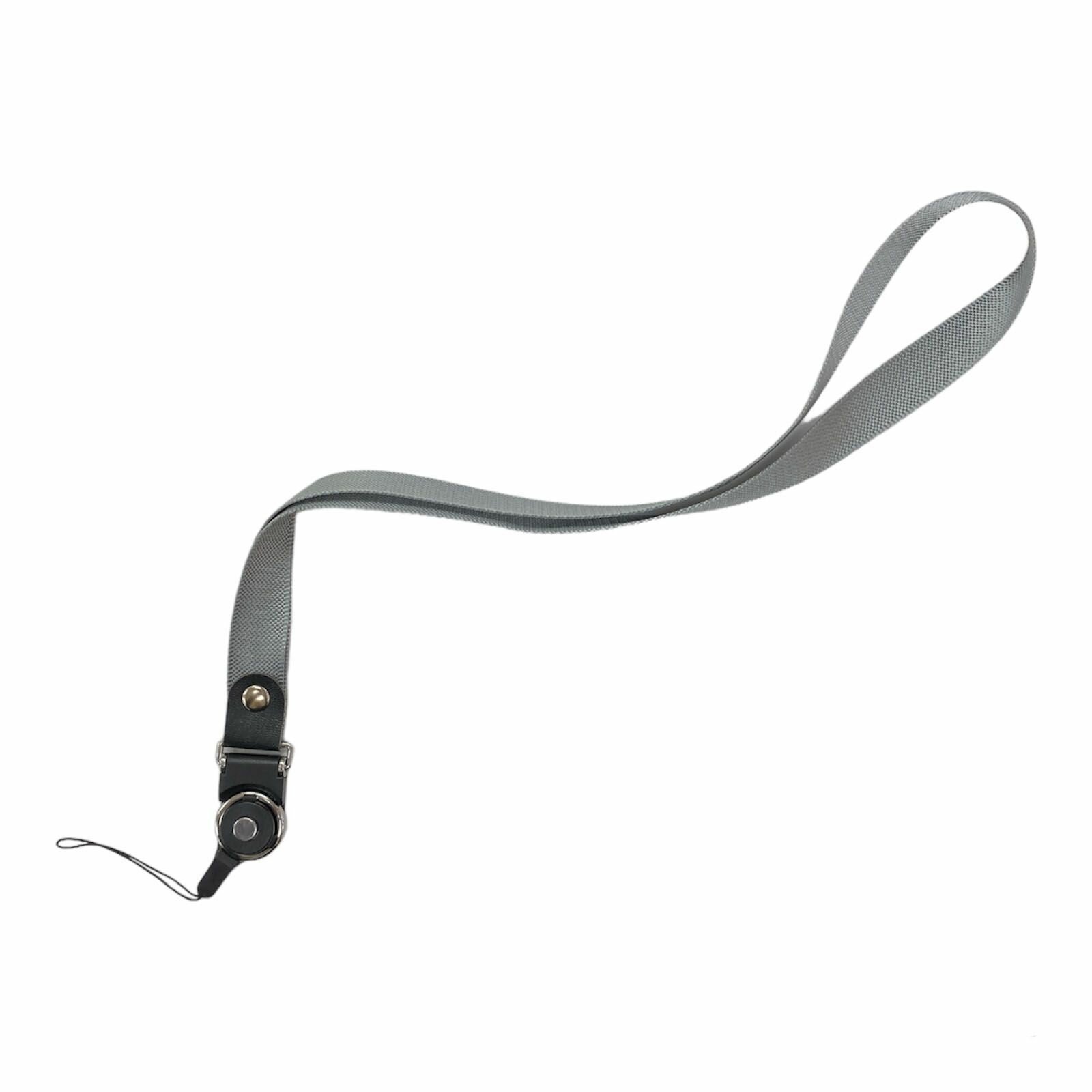 Шнурок для телефона / Веревка для телефона на шею / Серый